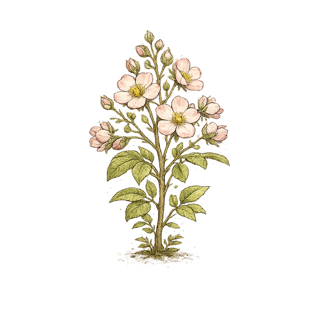 Lupinus bicolor illustration